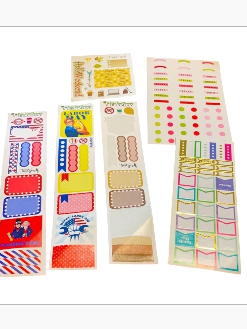 A lot of stickers